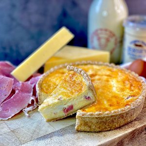 Cheese & Ham Party Quiche
