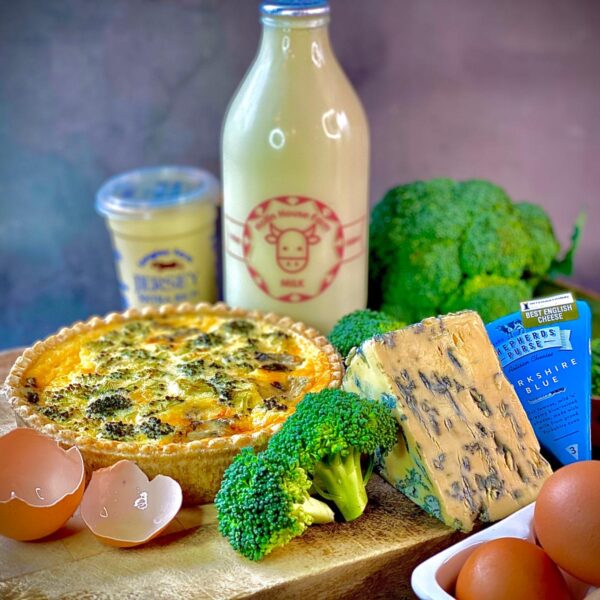 Blue Cheese & Broccoli Quiche