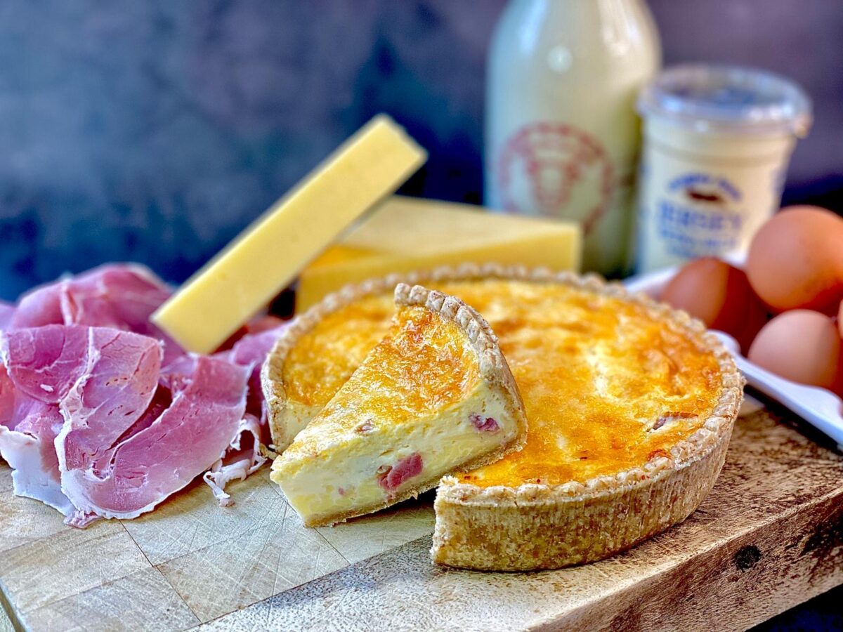 Cheese & Ham Quiche