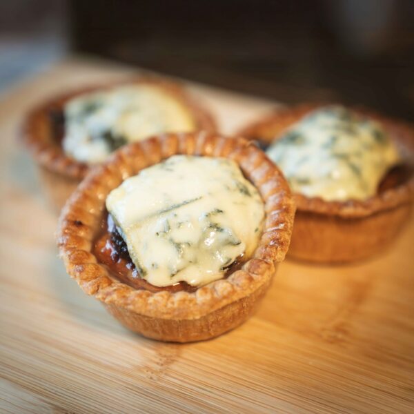 Small Blue Cheese & Red Onion Marmalade Pork Pie