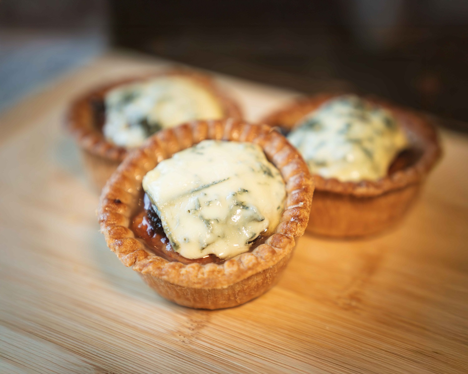 Small Blue Cheese & Red Onion Marmalade Pork Pie