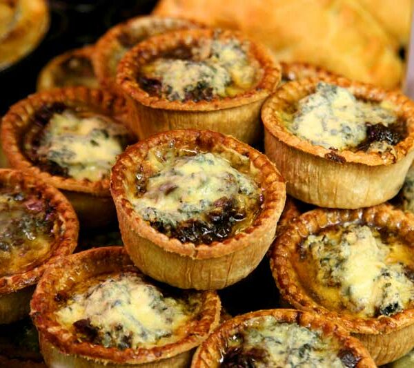 Small Blue Cheese & Red Onion Marmalade Pork Pie