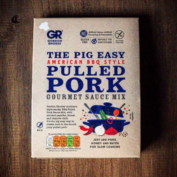 Gordon Rhodes American BBQ style Pulled Pork gourmet sauce mix