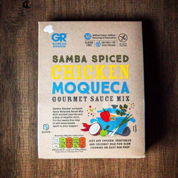 Gordon Rhodes samba spiced chicken moqueca gourmet sauce mix