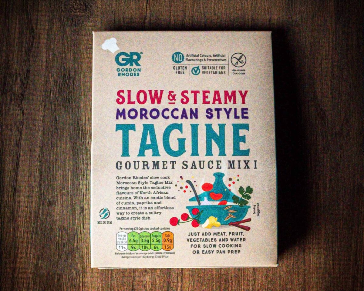 Gordon Rhodes slow and steamy moroccan style tagine gourmet sauce mix