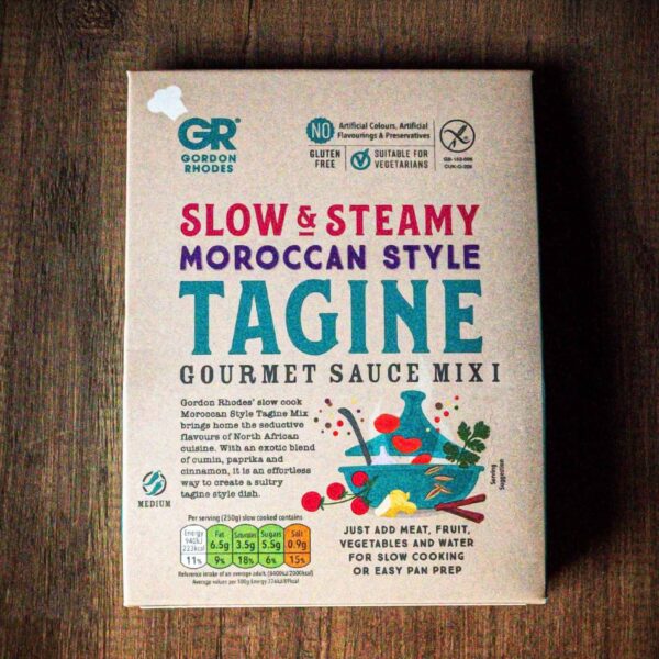 Gordon Rhodes slow and steamy moroccan style tagine gourmet sauce mix