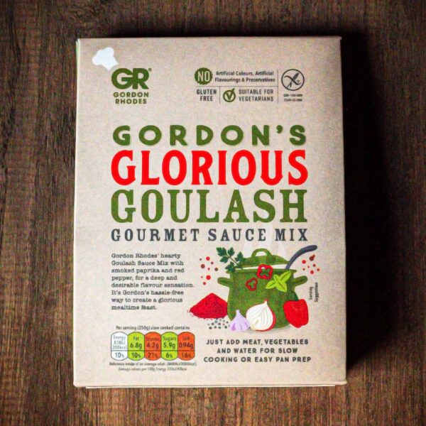 Gordon Rhodes glorious goulash gourmet sauce mix