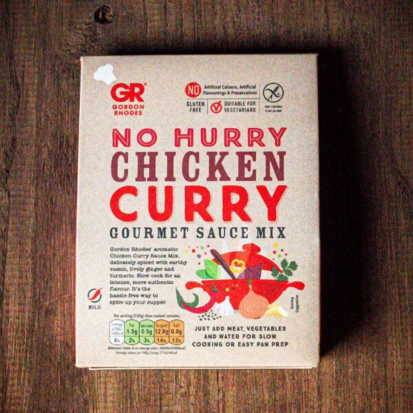 Gordon Rhodes no hurry chicken curry gourmet sauce mix