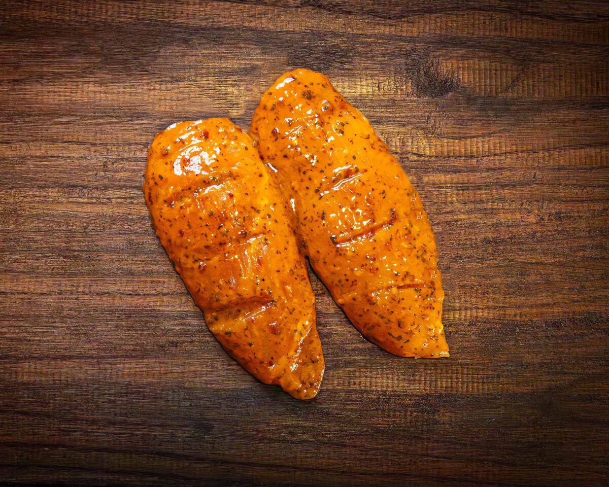 Coconut, lime and chilli marinated chicken breast fillets