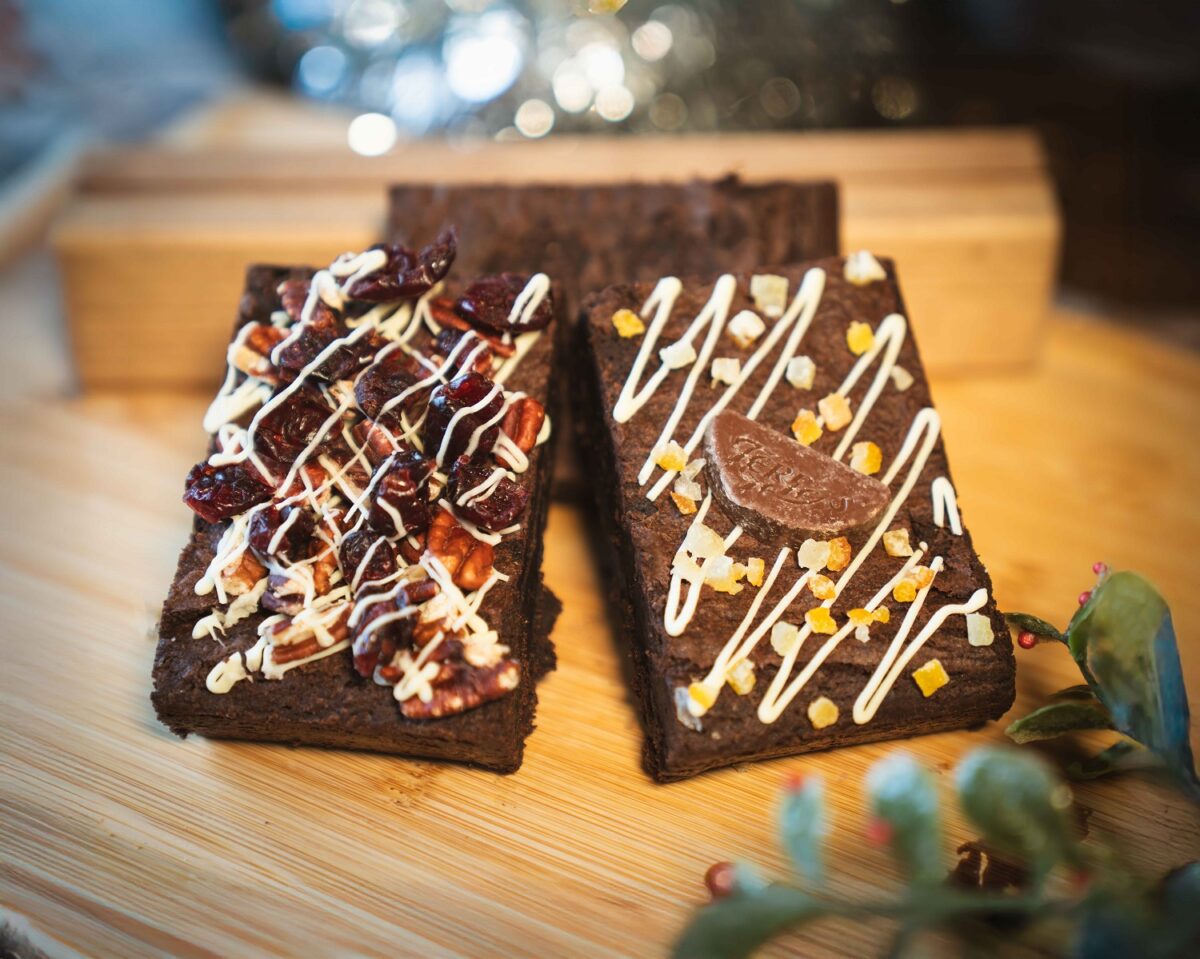 Homemade Festive Chocolate Brownies